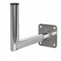 ASSAT® Alu-Wandhalter 35x25 cm für SAT-, WLAN- und Funkantennen | Für Antennen bis Ø90 cm