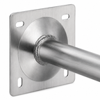HTEC Alu-Wandhalter  20 x 25 cm, Platte 18  x18 cm, BasicX
