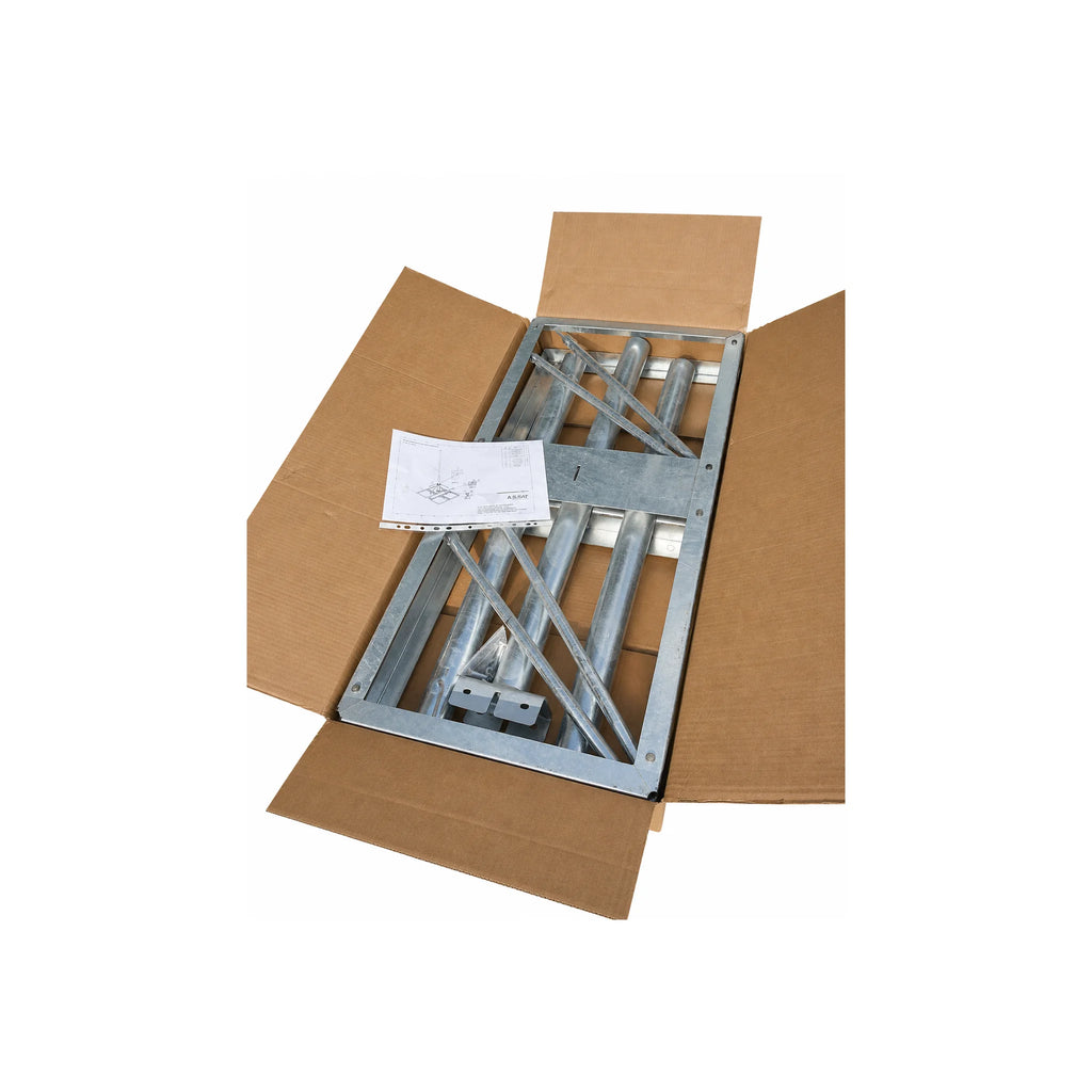 ASSAT® Terrassenständer Mast Ø60×3 m – SAT, WLAN, Richtfunk, Funk & Kameras