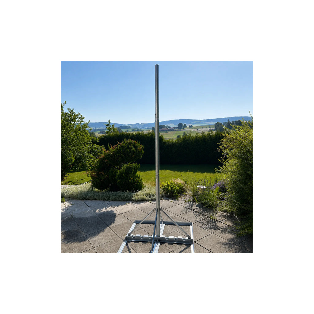 ASSAT® Terrassenständer Mast Ø60×3 m – SAT, WLAN, Richtfunk, Funk & Kameras