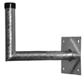 Stahl- Wh. 50x28cm,  Rohr Ø 48mm, Platte 20x20cm