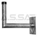 Stahl- Wh. 69x28cm, Rohr Ø 48mm / mit Verstrebung