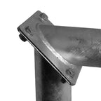 Stahl- Wh. 70x50cm / Rohr Ø 76mm / Standfuß 1.2m