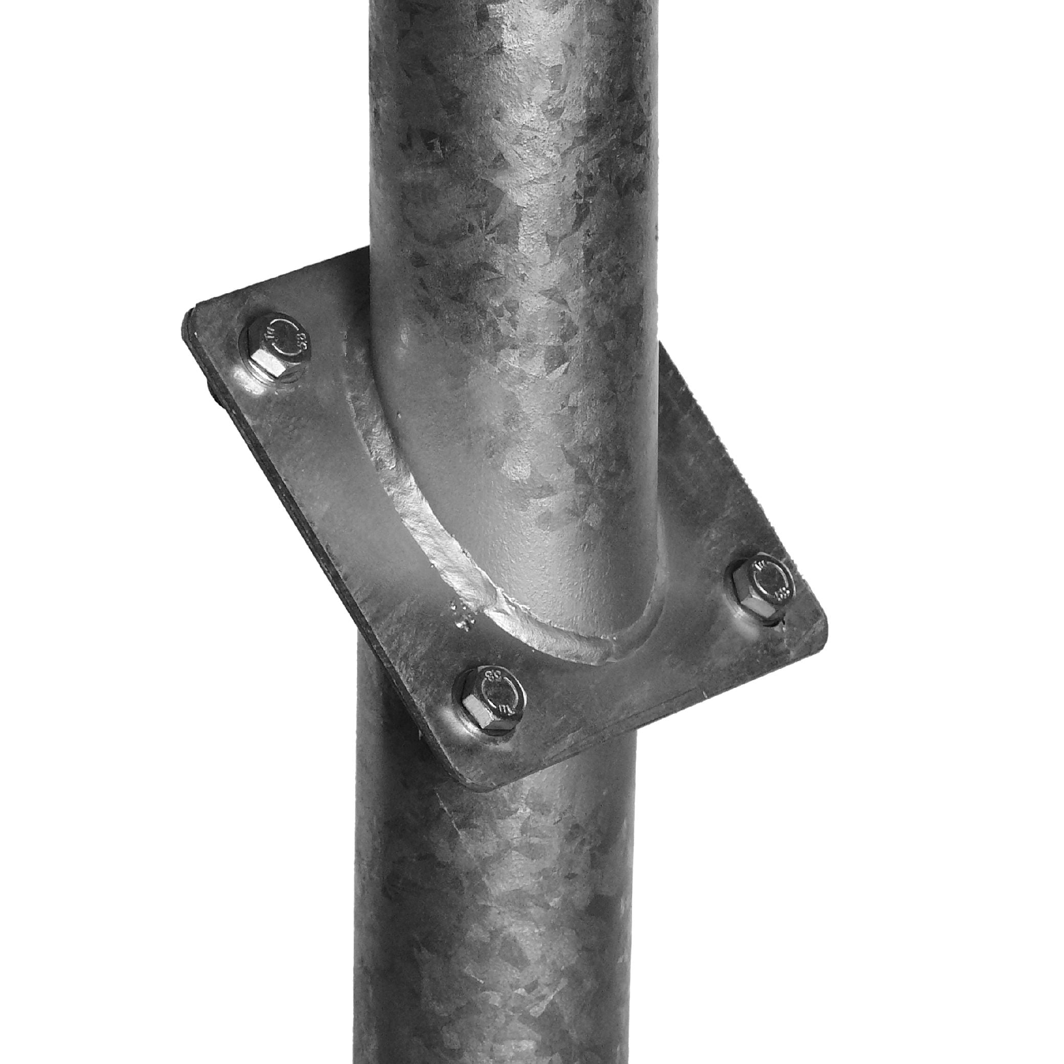 Stahl- Wh. 70x50cm / Rohr Ø 76mm / Standfuß 1.2m