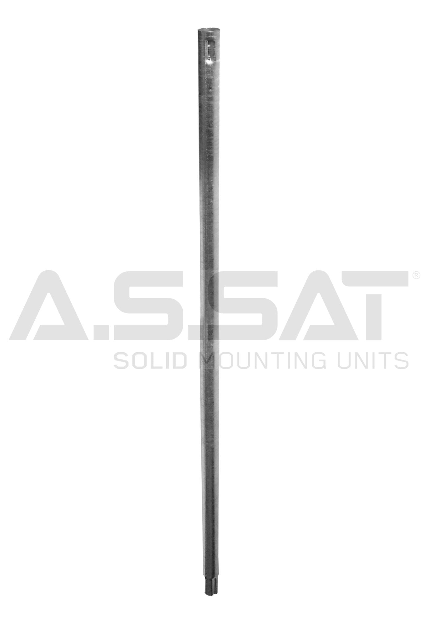 Steckmast, Stahl / Rohr Ø38x2 mm, 2,0m