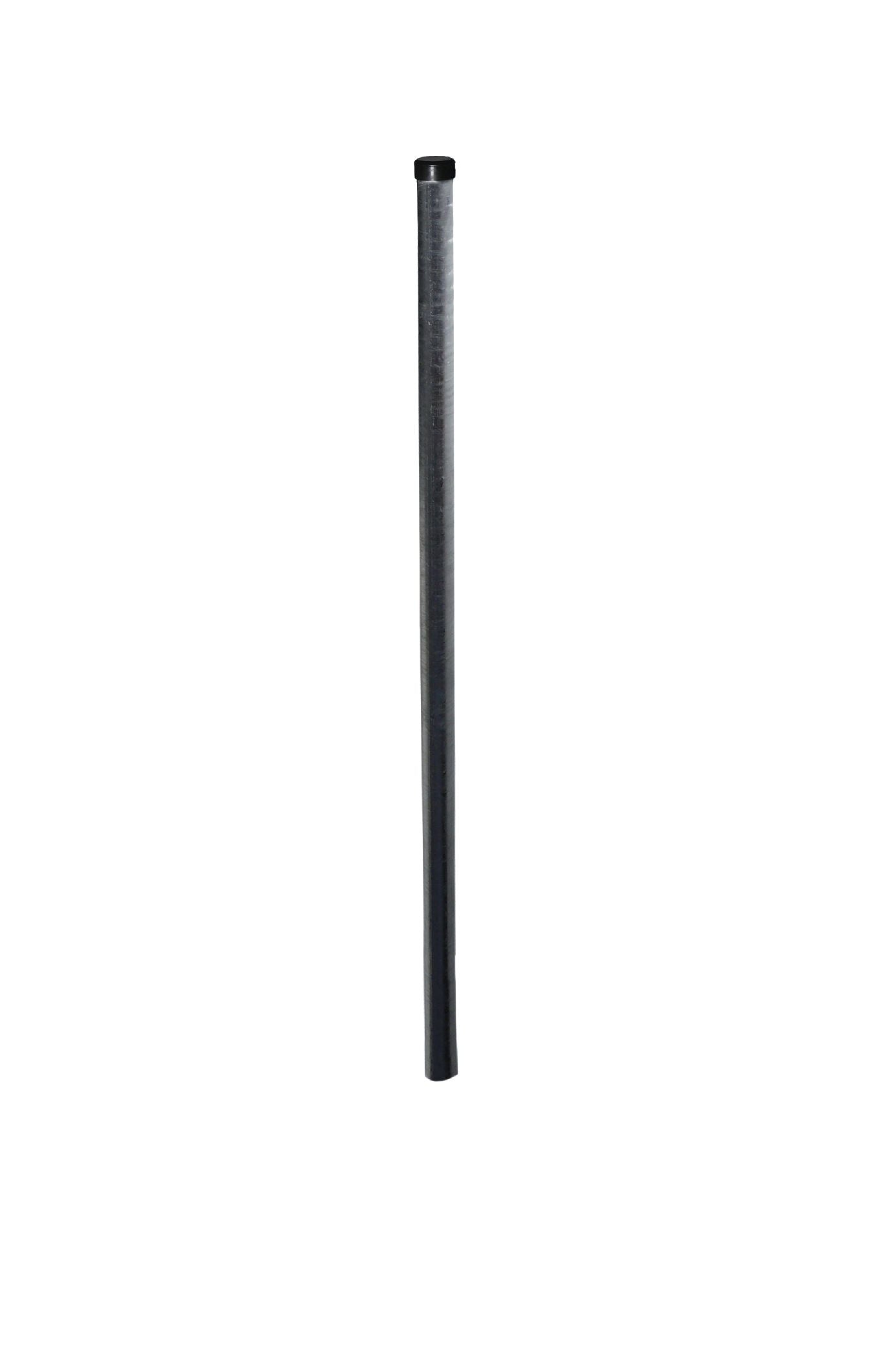 Stahl-Mast / Rohr Ø 48x2 mm,  1,5 m / mit Kappe