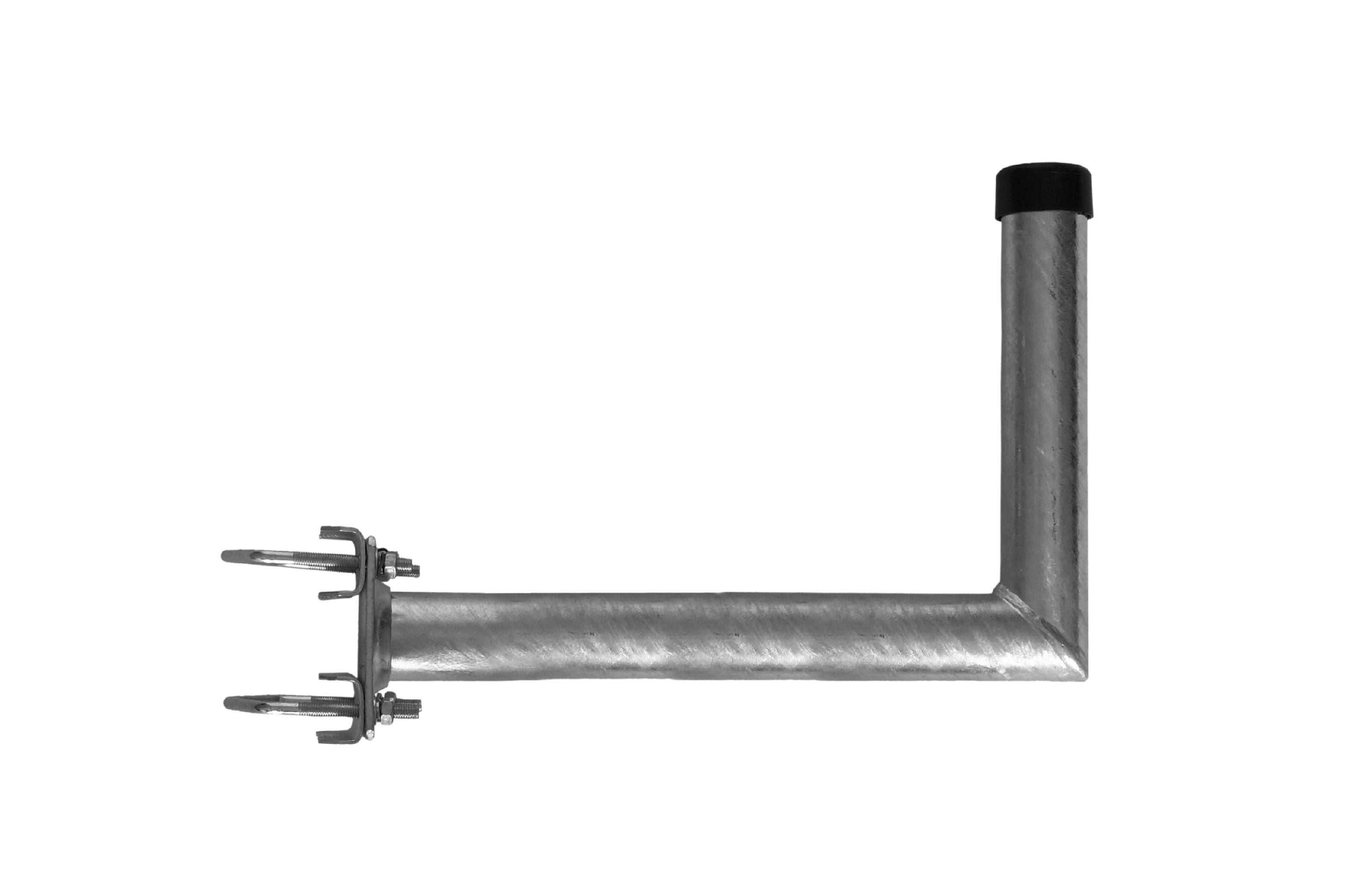 Mastausleger- Stahl / L- Form, 40cm / Rohr Ø48mm