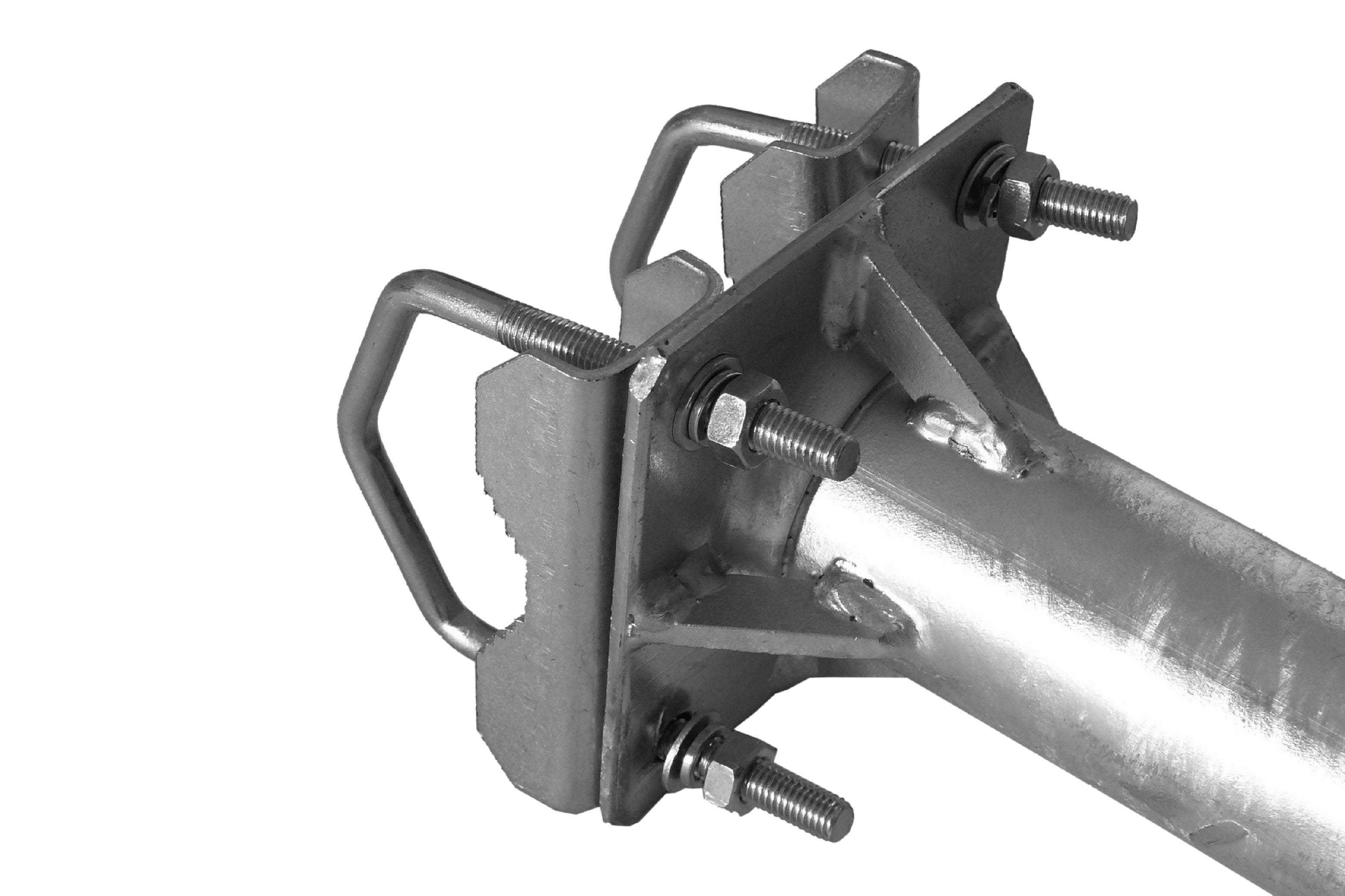 Mastausleger- Stahl / L- Form, 70cm / Rohr Ø48mm