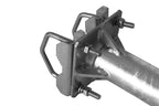 Mastausleger- Stahl / L- Form, 55cm / Rohr Ø48mm
