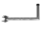 Mastausleger- Stahl / L- Form, 70cm / Rohr Ø48mm