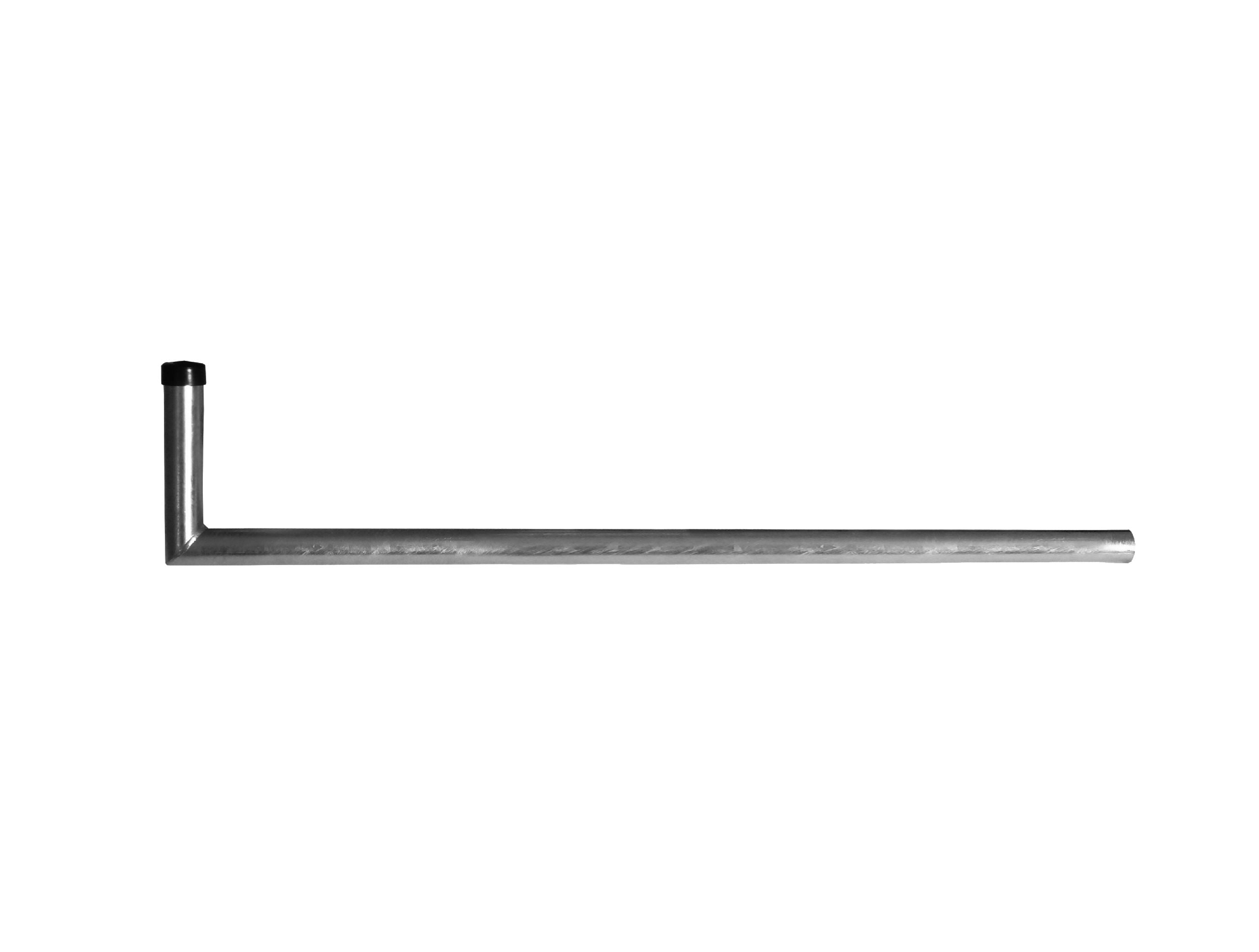 Ausleger- Stahl / L-Form,130x25cm / Ø 48mm
