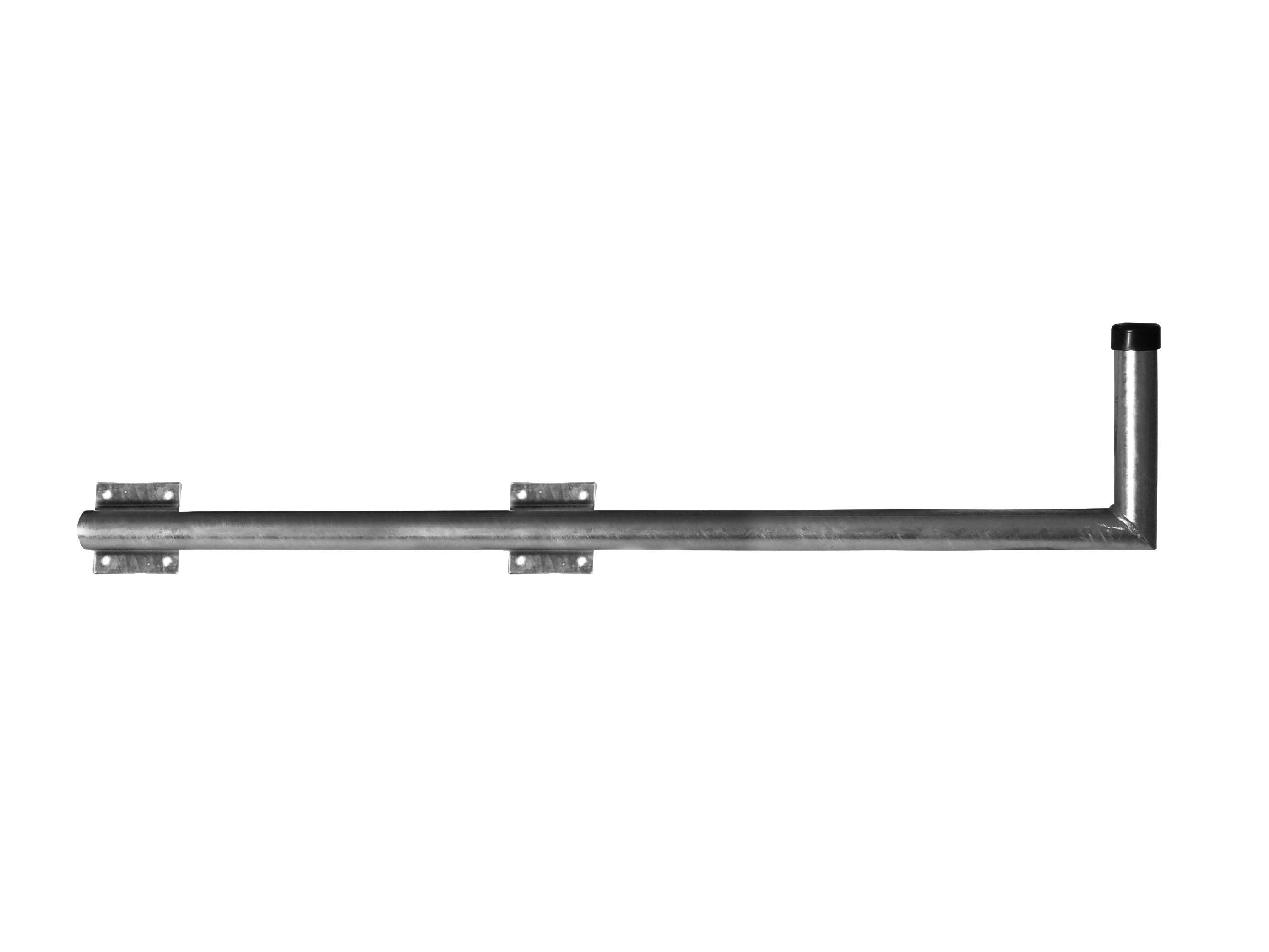 Ausleger- Stahl / L-Form,130x25cm, Ø 48mm / rechts