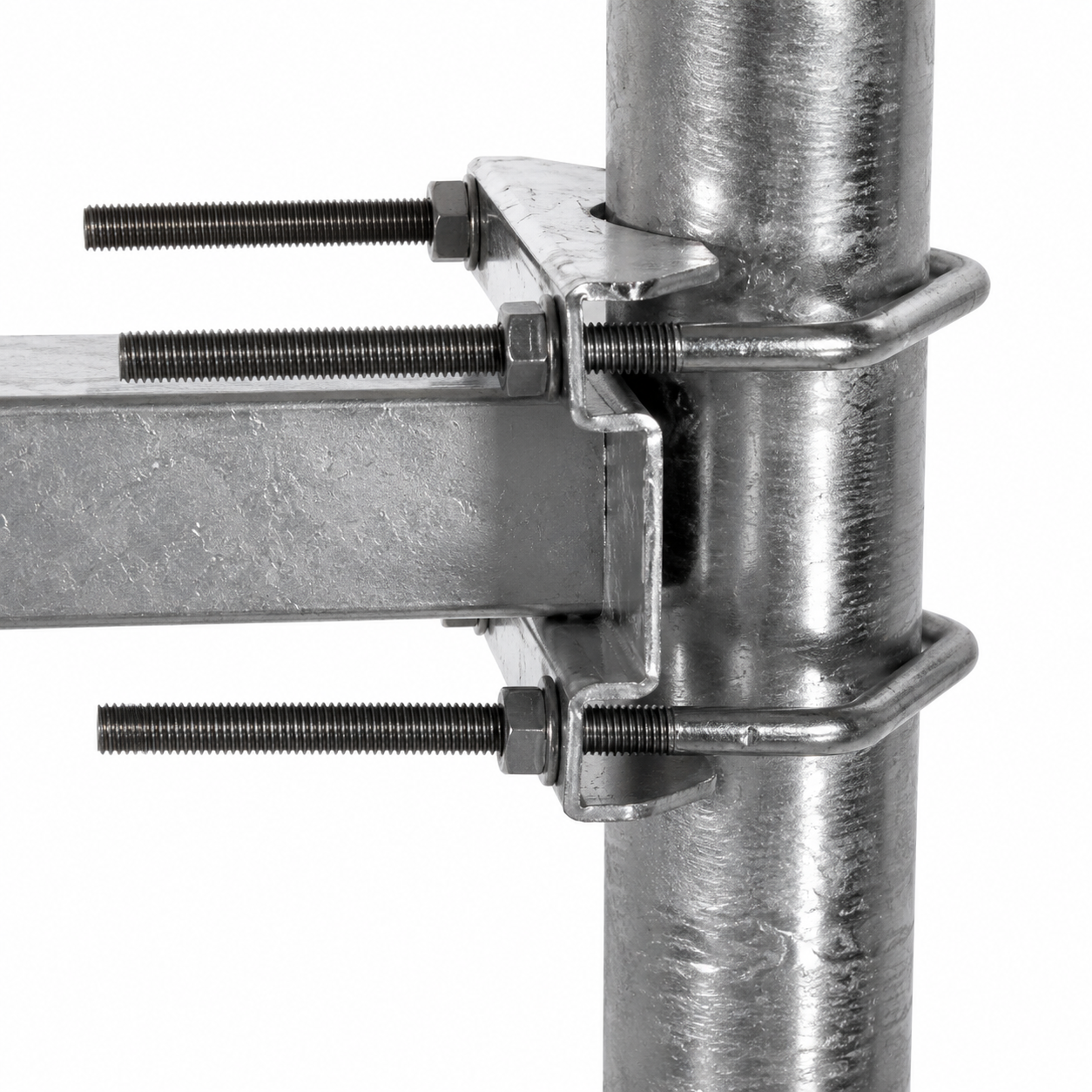 ASSAT® Mastausleger 30 cm für SAT-Antennen, WLAN, Richtfunk und Überwachungskameras | Für Masten Ø48–130 mm