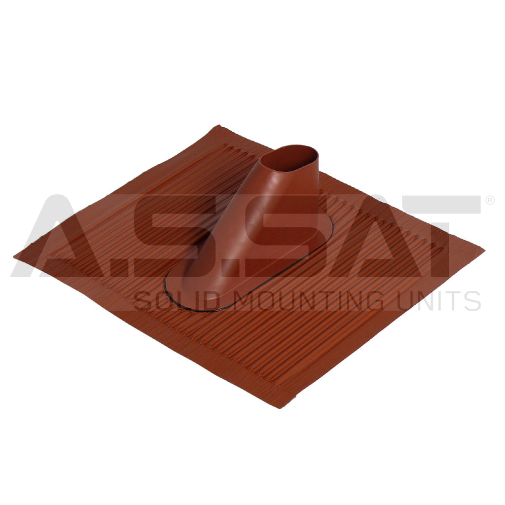 Alu-Dachziegel 45×50 cm ziegelrot – VPE 5 Stück