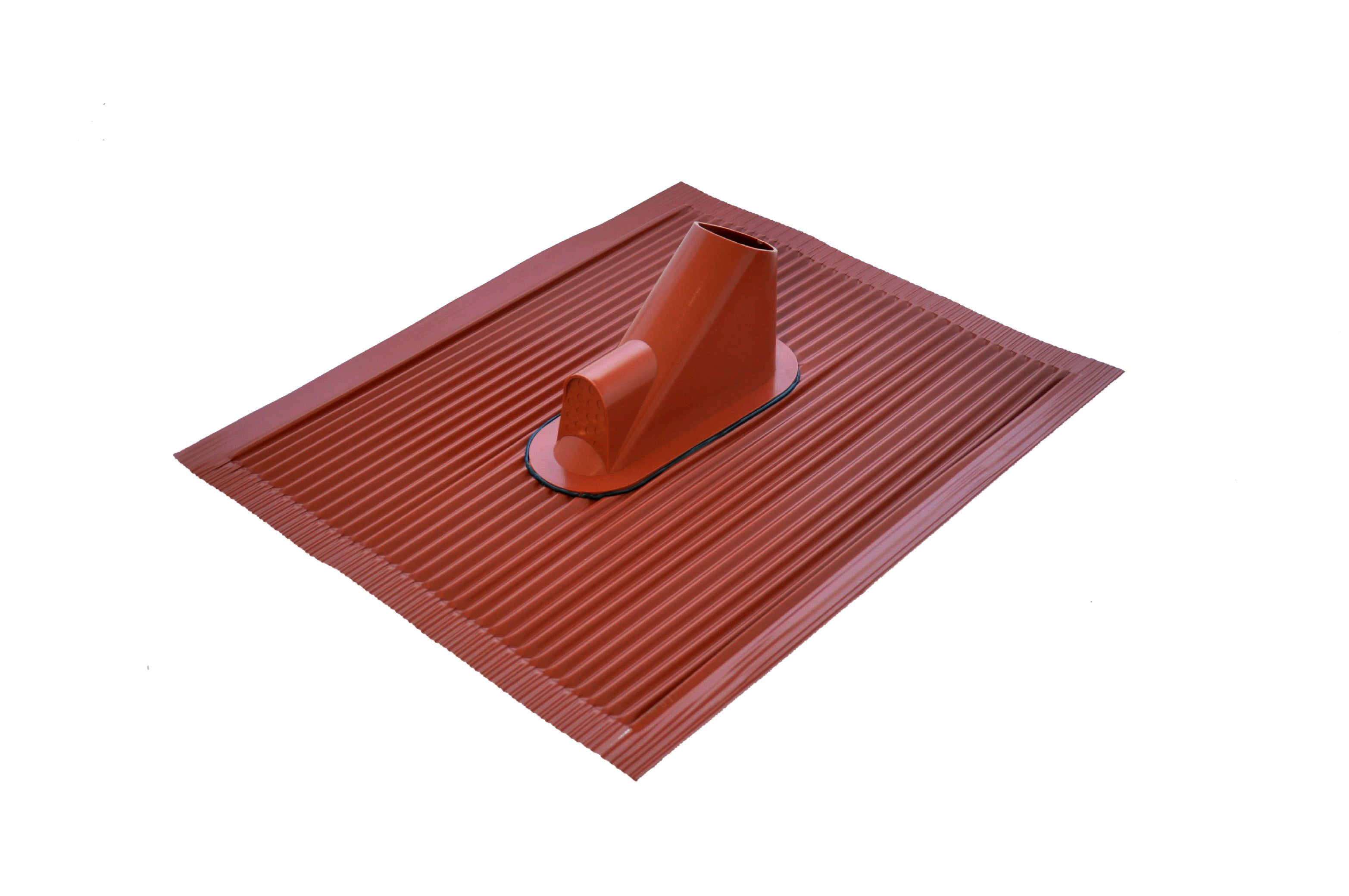 Alu- Dachziegel XL /60x50cm KB / ziegelrot / VPE 5