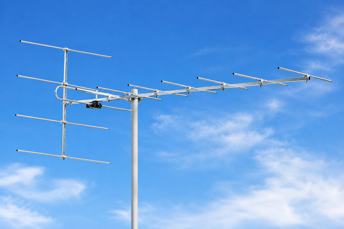 ASSAT 3H-VHF-13 - DAB+ Außenantenne 13 Elemente, F-Anschluss