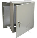 Antennenschrank hellgrau 30x40x15 cm