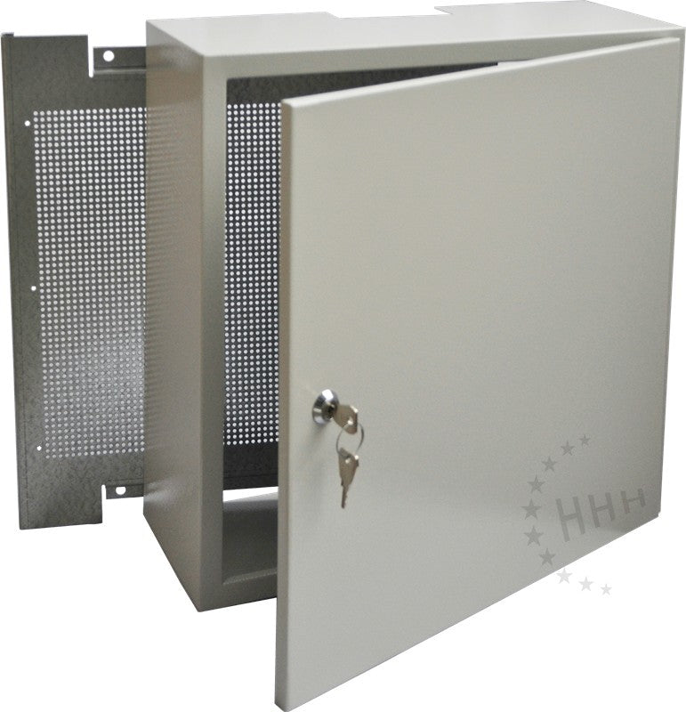 Antennenschrank hellgrau 40x40x15 cm