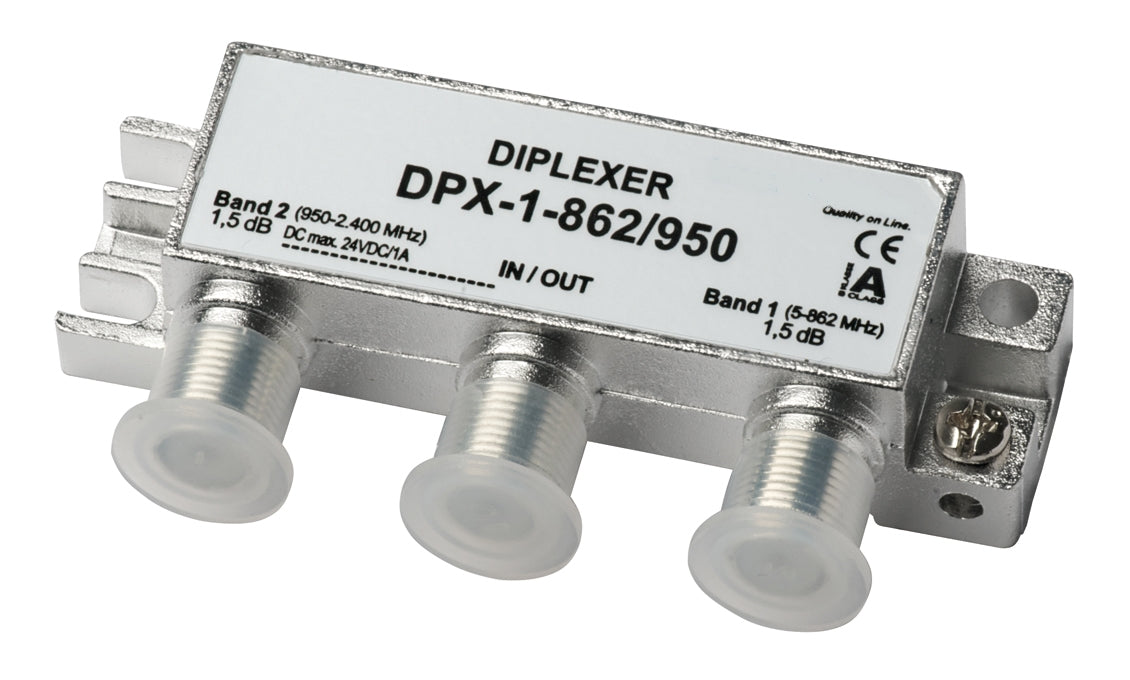 DPX-1-862/950 Sat-Einschleuseweiche / Diplexfilter