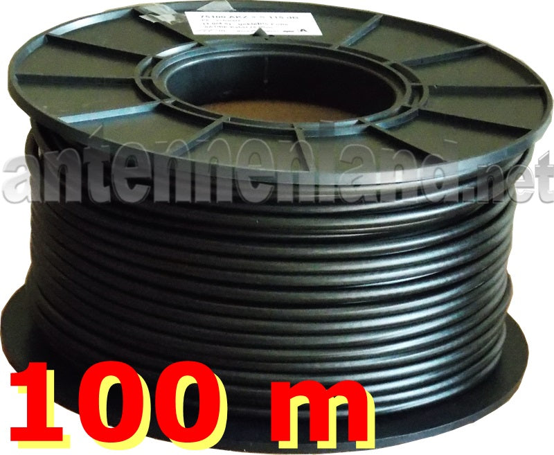 100m Sytronic 75100 AKZ Hochleist.-kab. RG6 schwrz