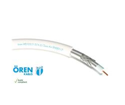 ASSAT 100 m Ören HD 103 Kabel, PCV Weiß RG6 6,8mm