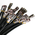 50 cm Cabelcon FM - FM Jumperkabel, sw, KDG