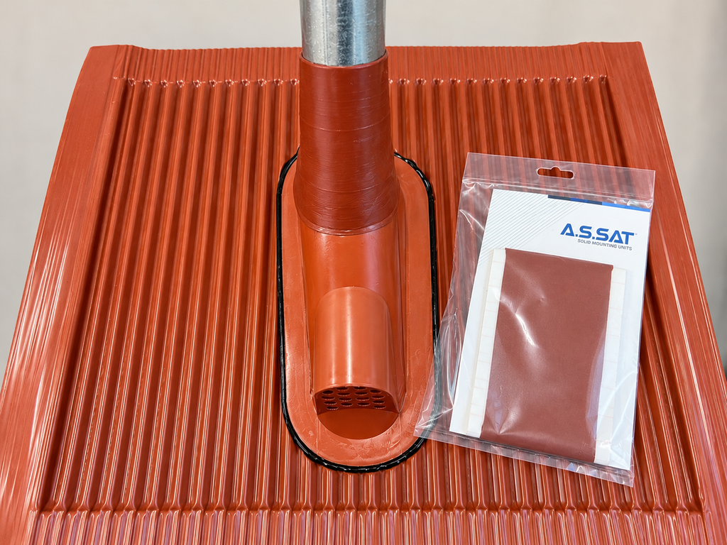 ASSAT Dichtungsband / 600 x 80 mm / ziegelrot