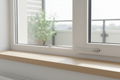 F-Fensterdurchführung am Fenster montiert